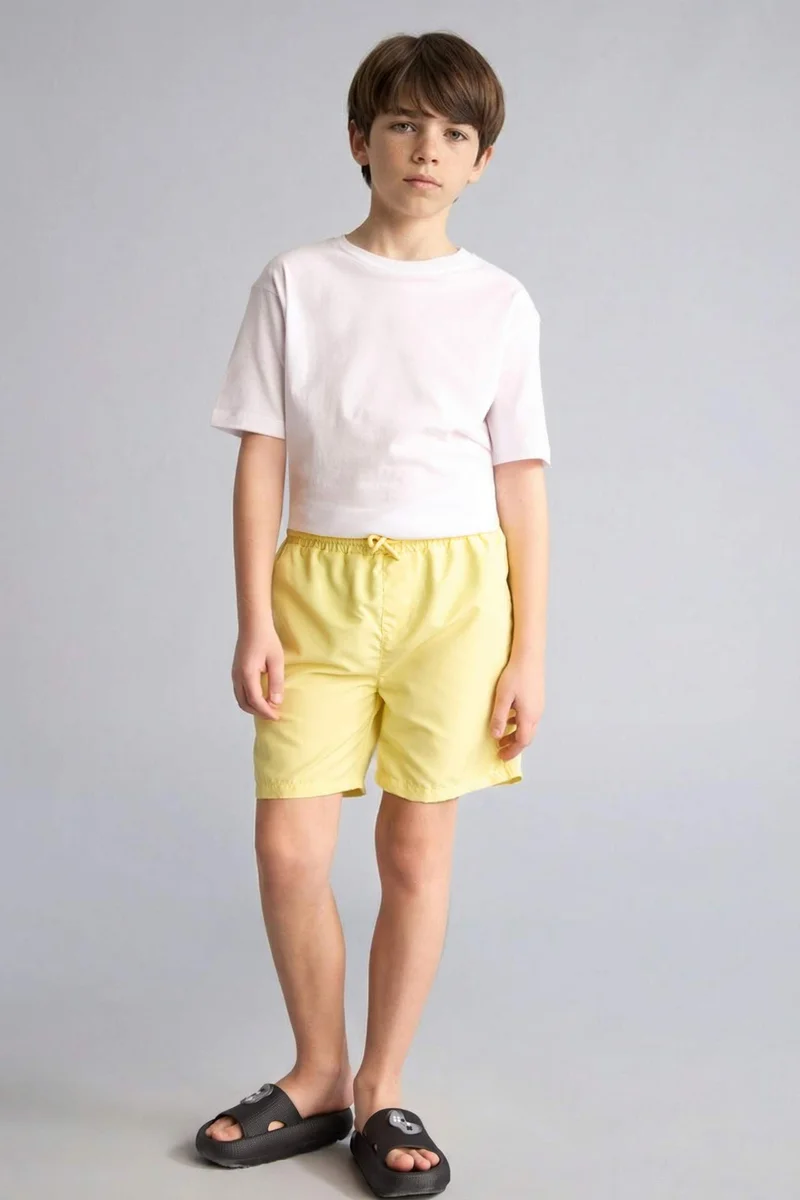 ديفاكتو Boy Regular Fit Basic Swim Shorts
