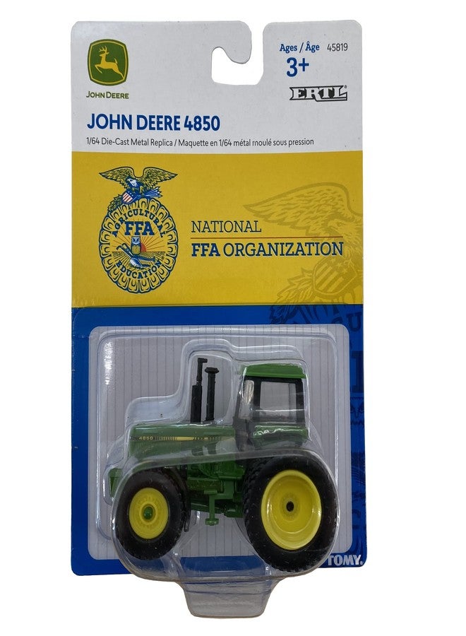 John Deere 1/64 Scale 4850 Tractor with FFA Logo - Image 2