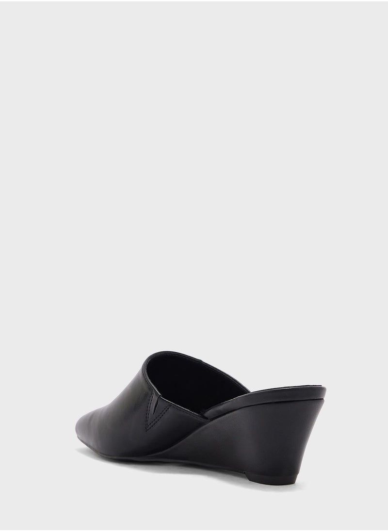 shoexpress - Open Back Low Heel Pumps - Image 1
