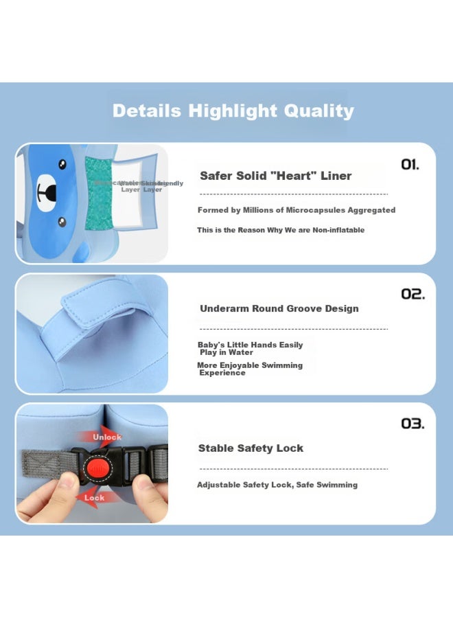 Swimbobo Children's Swim Ring Non-inflatable Baby Armpit Ring Swimming Equipment K7902b - Image 3