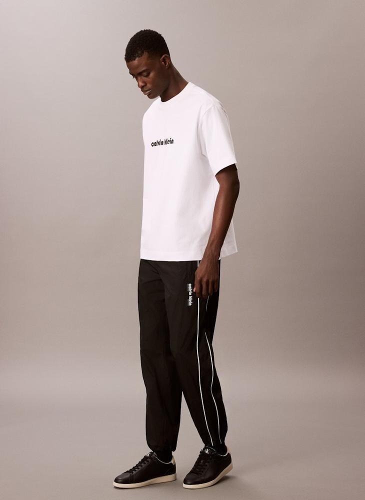 Calvin Klein Jeans Relaxed Crinkle Trousers - Image 4