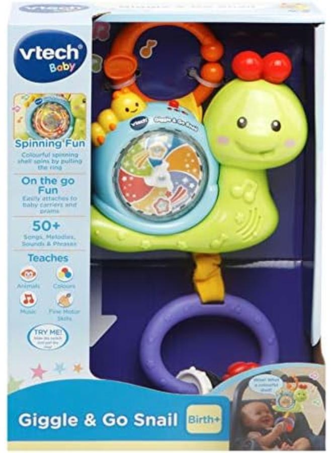 vtech Giggle And Go Snail Light And Spin Tug A Bug 1 Of Piece - Image 2