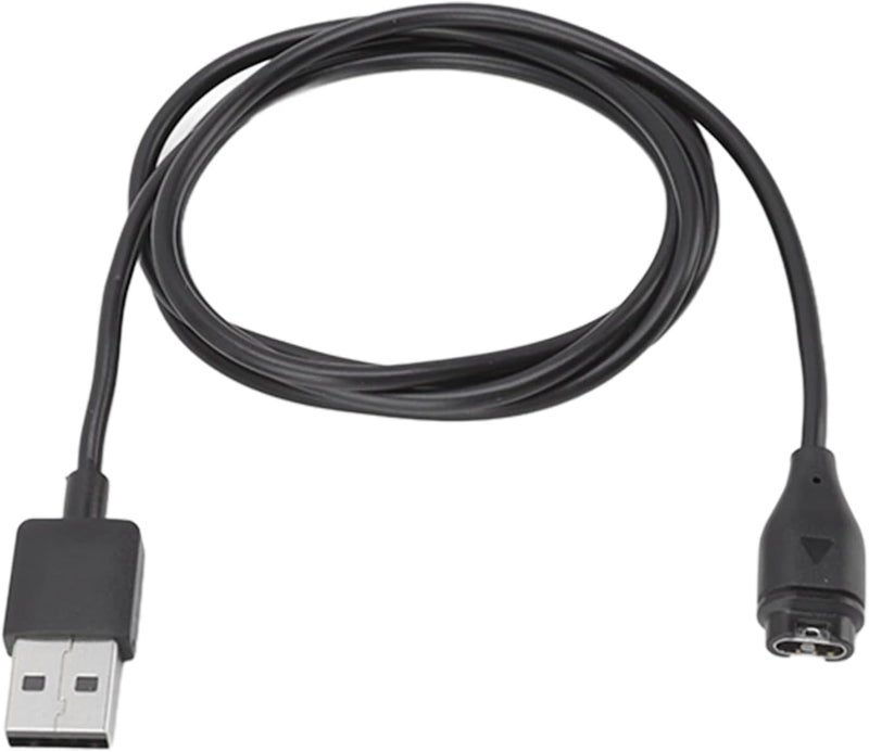 كابل شحن ساعة بعدد 2 قطعة لطراز Vivomove Sport Venu 2 Plus، كابل شحن USB متوافق مع أجهزة Fenix 7، 7S، 7X، Epix، Forerunner 55، مصنوع من نواة نحاس مطلية بالذهب مع مواد TPE وABS - Image 4