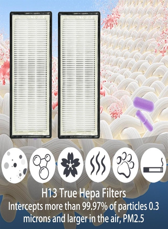 HOMFILBIT HRF-C1 HRF-C2 Replacement Filter for HRF-C1 and HRF-C2 Air Purifier, Filters for Models 16200, HHT-011, HHT-013, HHT-080, HHT-081, HHT-085, HHT-090, HHT-145, HHT-149, 4 Pack - Image 4
