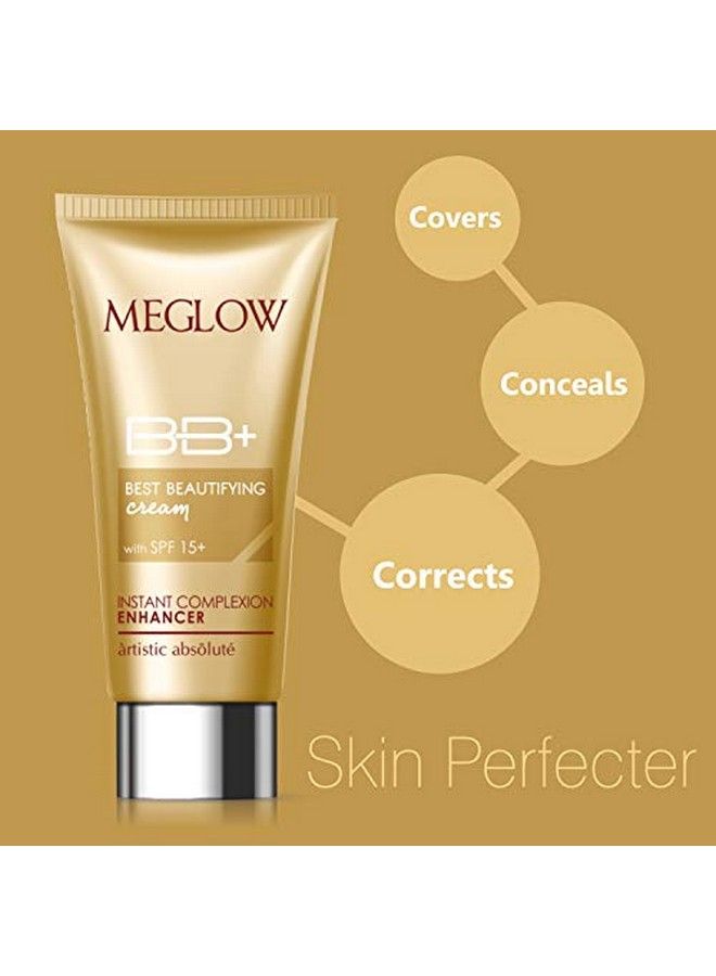 MEGLOW Beauty Combo Pack Of 2 Bb+ Cream (30G ) With Spf 15 Brightening Moisturizing And Instant Complexion Enhancement And Lip Shiner (15G ) Enriched With Natural Ingredients For Hydrated And Chapped Lips - Image 5