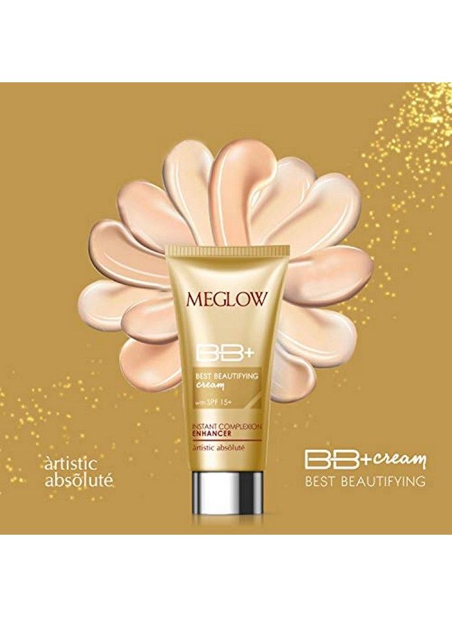MEGLOW Beauty Combo Pack Of 2 Bb+ Cream (30G ) With Spf 15 Brightening Moisturizing And Instant Complexion Enhancement And Lip Shiner (15G ) Enriched With Natural Ingredients For Hydrated And Chapped Lips - Image 4