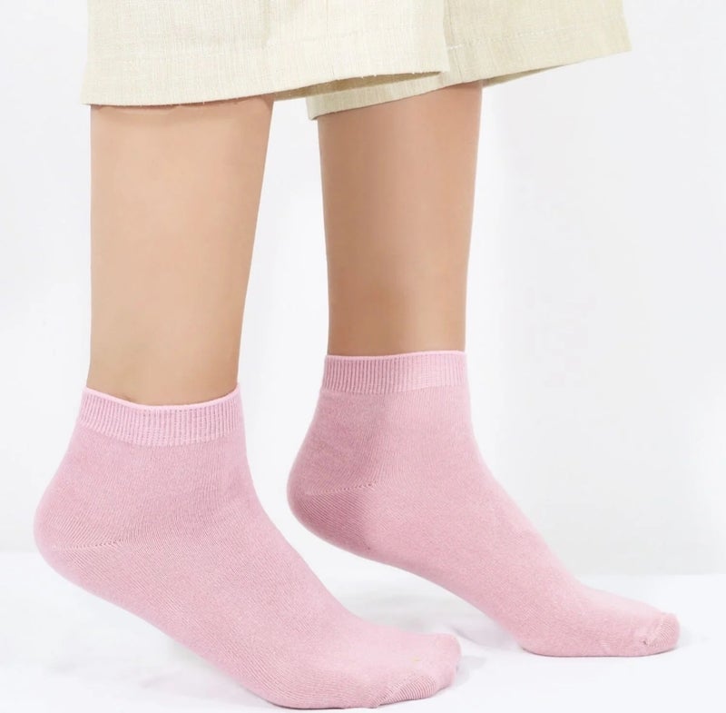 Kral Socks Women's Quality Bamboo Booties Socks (5 Pieces) Seamless Invisible Perfumed Short Model Socks  - Image 5