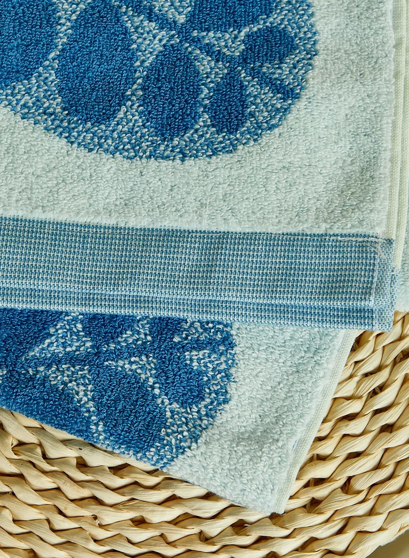orla kiely Marine Botanical Stem Hand Towel 50 X 90Cm