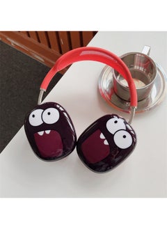Funny Black And White Expression Film Shell For Apple Airpods Max Protective Case Headset Headset All-inclusive-Specifications:Black Expression Airpods Max Protective Case Pair
