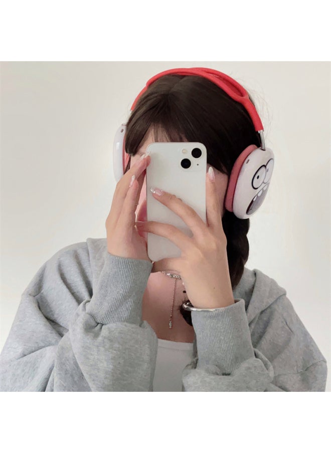 Generic - Funny Black And White Expression Film Shell For Apple Airpods Max Protective Case Headset Headset All-inclusive-Specifications:Black Expression Airpods Max Protective Case Pair - Image 1