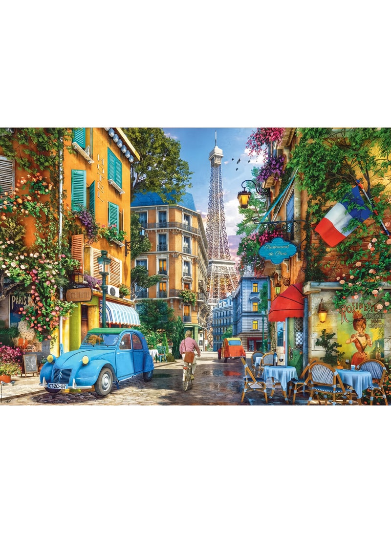 1000 puzzle pieces | Paris Street View Oil Painting Theme Puzzle | Puzzle and puzzle leisure toys, suitable for adults and children - Image 1