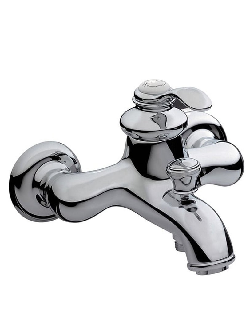 Jacob Delafon E71090-CP Fairfax Wall-Mounted Bath Shower Mixer Tap Chrome - Image 1
