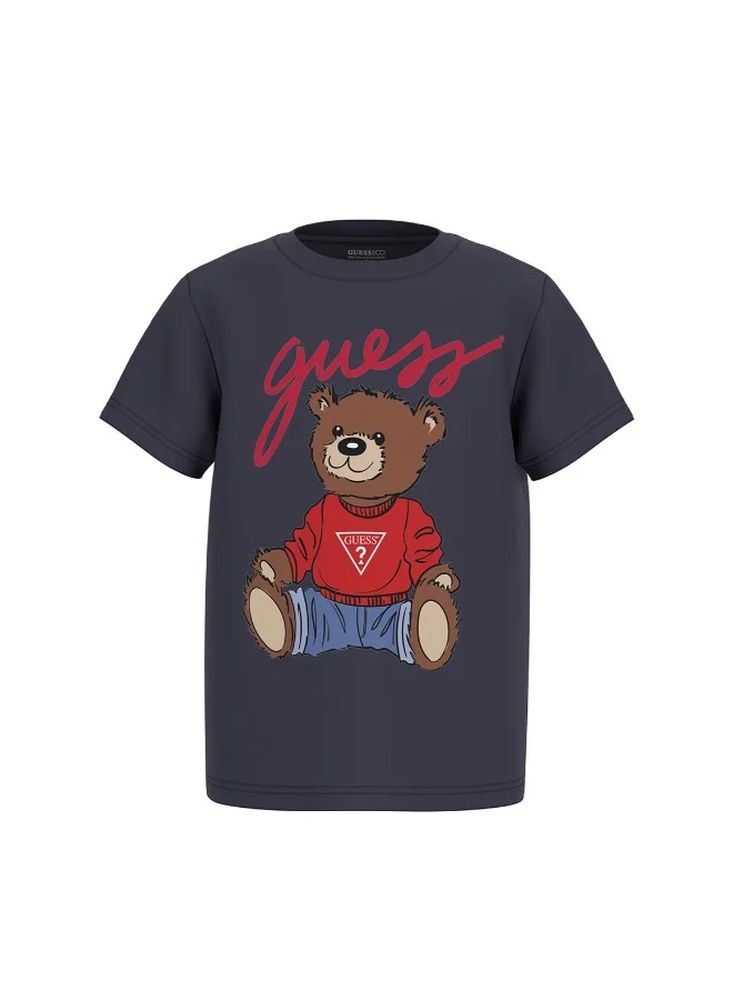 GUESS Kids Graphic Crew neck T-Shirt