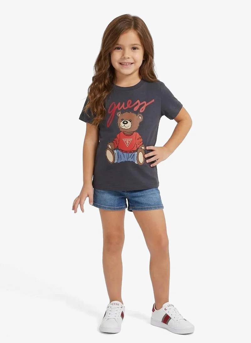 GUESS Kids Graphic Crew neck T-Shirt