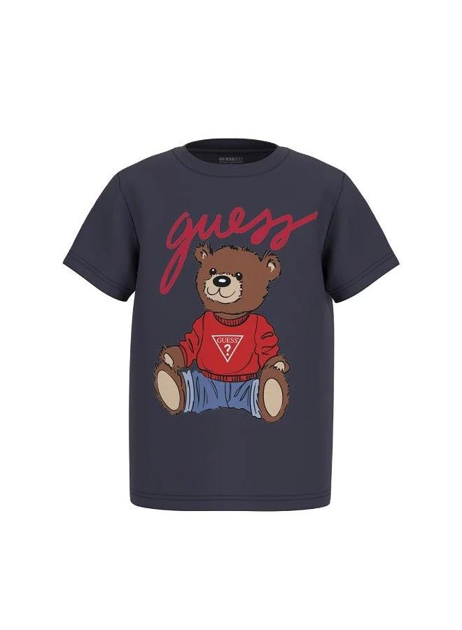 GUESS Kids Graphic Crew neck T-Shirt