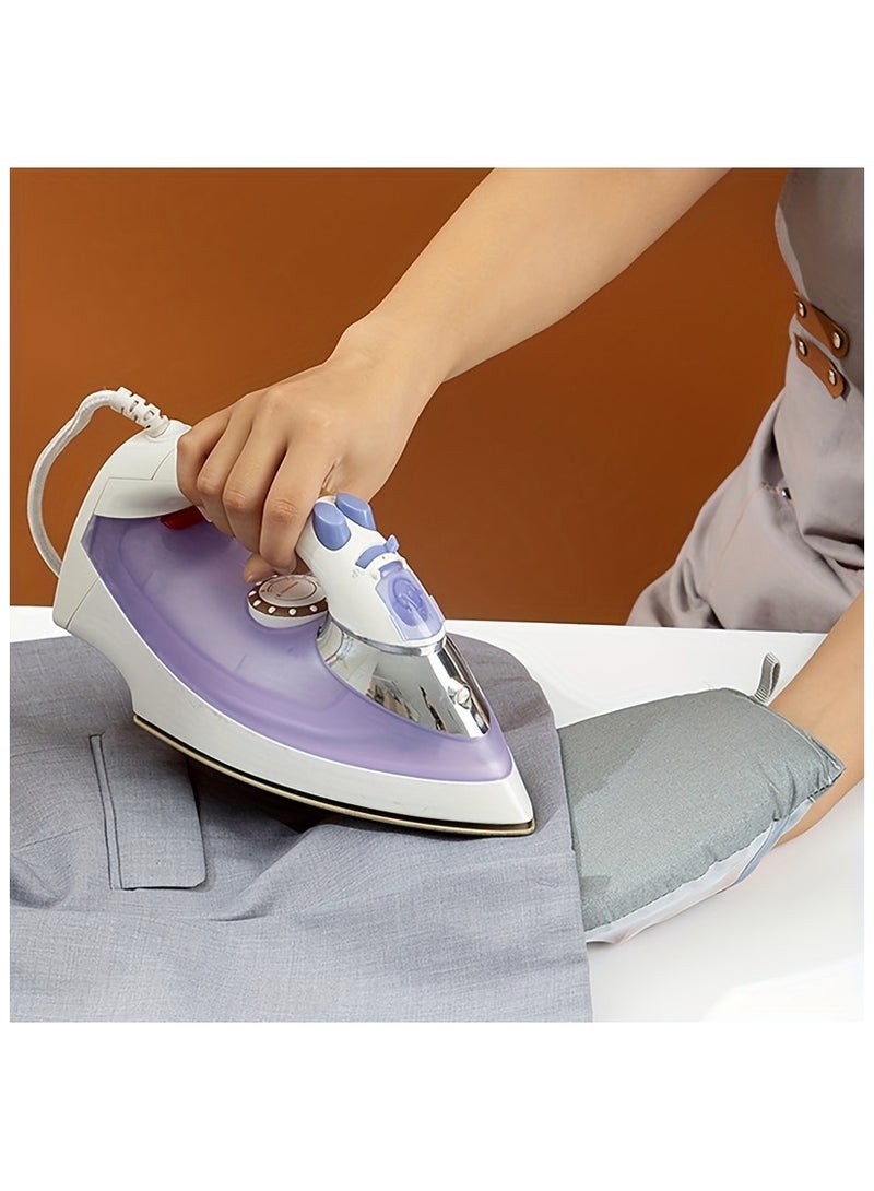 Mini Ironing Board Set with Hanger Plate & Gloves - Portable Handheld Steamer Iron Board for Travel, Small Chair & Compact Home Use  - Image 3