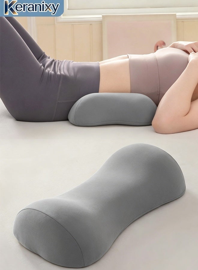 Keranixy Lumbar Sleeping Pillow,Lumbar Support Pillow, Lower Back Pillow,Lower Back Pillow, Lumbar Support Pillow for Bed, Waist Stretch, Relieve Low Back Pain, Lumbar Support Pillow for Car Seat, Office Chair, Recliner and Bed - Image 1