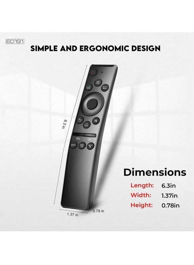 Zaboon Universal Samsung Smart Tv Remote Control Fit All Samsung Smart Remote Control Replacement For Samsung Smart Tv Hdtv 4K Uhd Curved Qled With Netflix Prime Video Buttons Battery Included - Image 2