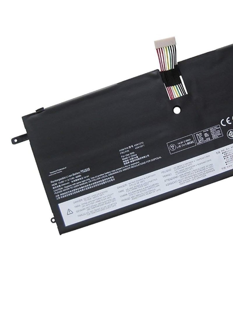 Generic - 14.8V 3.11Ah 46Wh 45N1070 45N1071 Laptop Li-Polymer Battery fit for Lenovo ThinkPad X1 Carbon Series 3444-54U 3444-53U Tablet - Image 1