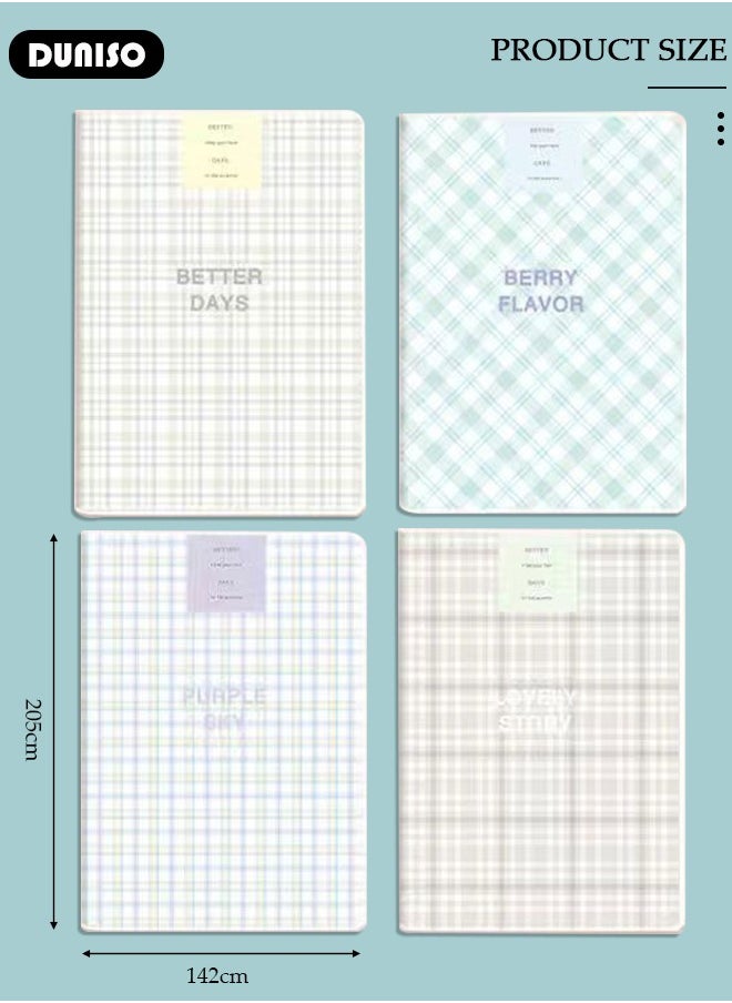Multipurpose Journal Notebooks, Soft Rubber Cover A5 Notebook for Premium Thick Paper, Notebooks for Waterproof and Scratch-resistant, Durable Note Taking for Students