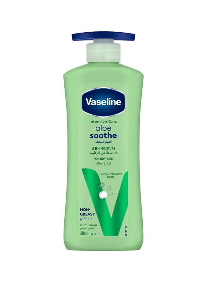 Vaseline Soothing Aloe Vera Body Lotion, Green, 400ml - Image 1