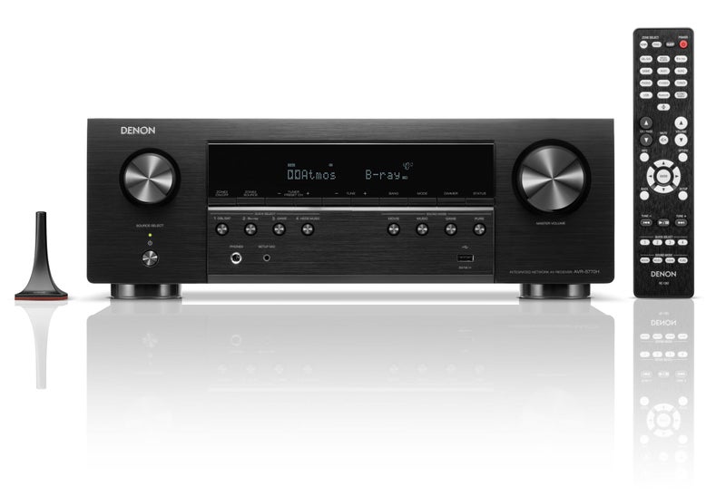 Denon AVR-S770H 7.2 Ch Home Theater Receiver - 8K UHD HDMI Receiver (75W X 7), Wireless Streaming via Built-in HEOS, Bluetooth & Wi-Fi, Dolby TrueHD, DTS Neural:X & DTS:X Surround Sound - Image 1