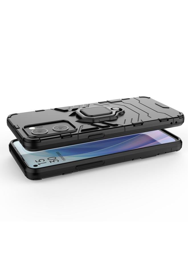 S-TOP Case For OPPO Reno7 5G Shockproof PC + TPU Holder Phone Case - Image 4