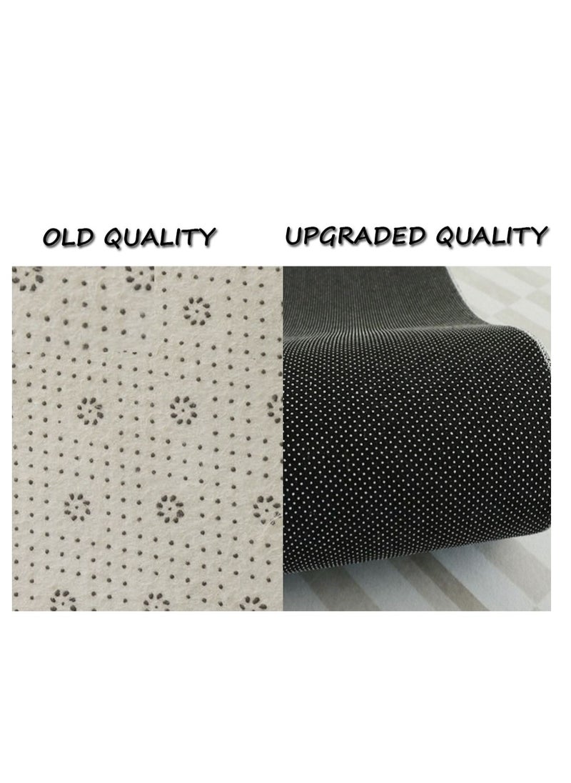 Modern Wool Fluffy Floor Mat Carpet with Anti slip High Pile Bottom with Upgraded Foam (Size 120×160CM), Rectangle