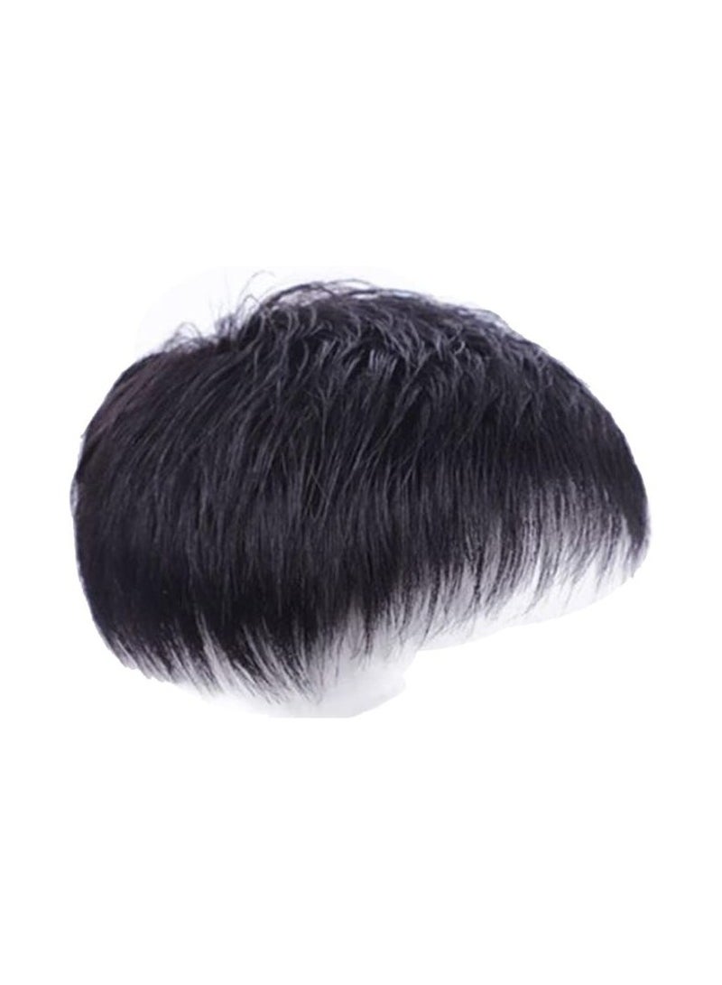 Estelle Knotless Toupee for Men Short Hair Mechanism Wig Full Real Hair Replacement Piece Inch Wig Piece Suitable for People with Hairline Falling Off Natural  - Image 2