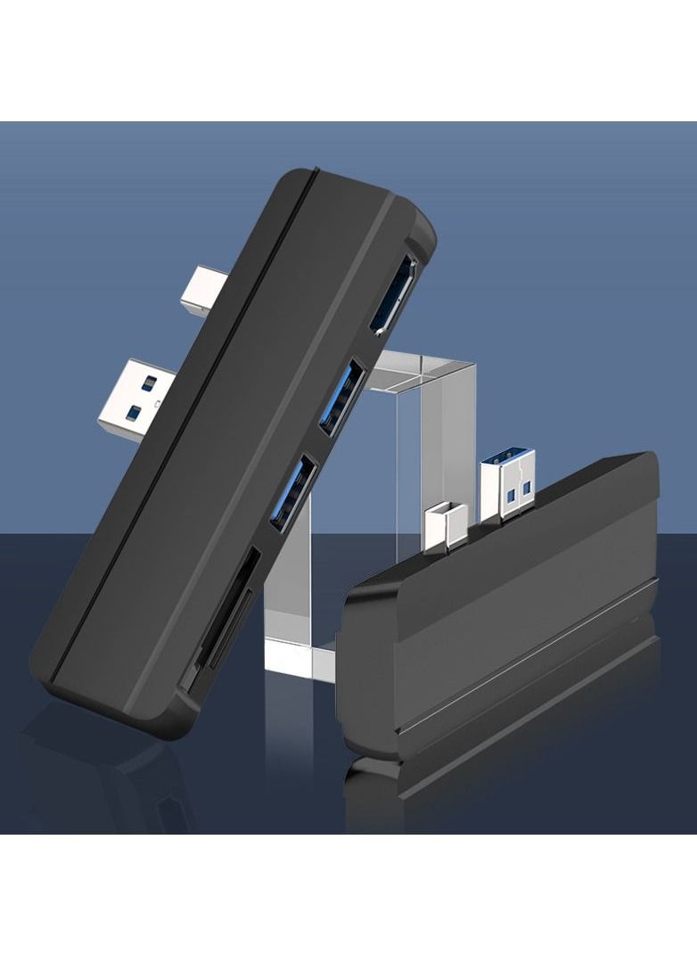 Y&D - Surface Pro 4 5 6 USB 3.0 Hub/Docking Station, Takya 3.0x3 Hub Adapter, SD & TF/Micro Memory Card Reader, Mini DP to 4K HDMI Special Design for Microsoft 4th/ 5th/ 6th Gen - Image 1