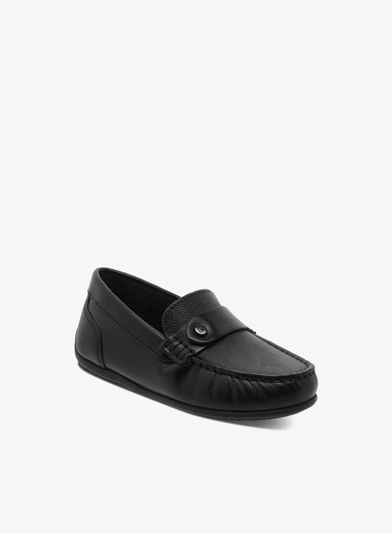 Mister Duchini Boys Master Textured Slip-On Moccasins Ramadan Collection