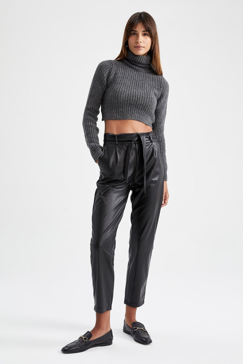 DeFacto Woman Fitted Turtleneck Pullover  - Image 2