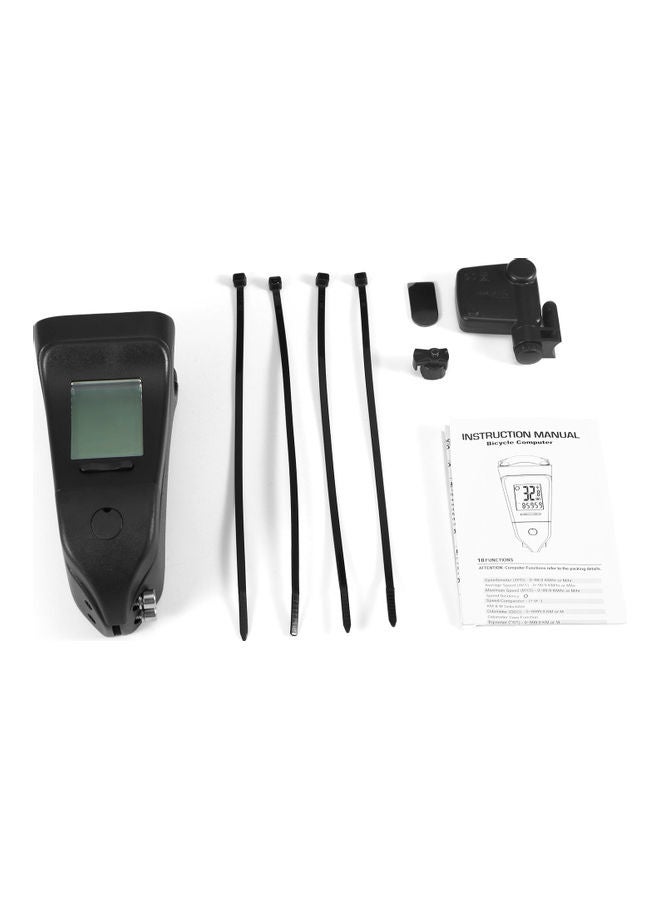 NIBEMINENT Wireless Bike Computer Mountain Speedometer Odometer IPX6 Waterproof Cycling Measurable Temperature Stopwatch 15.5*6.5*6.5cm  - Image 2