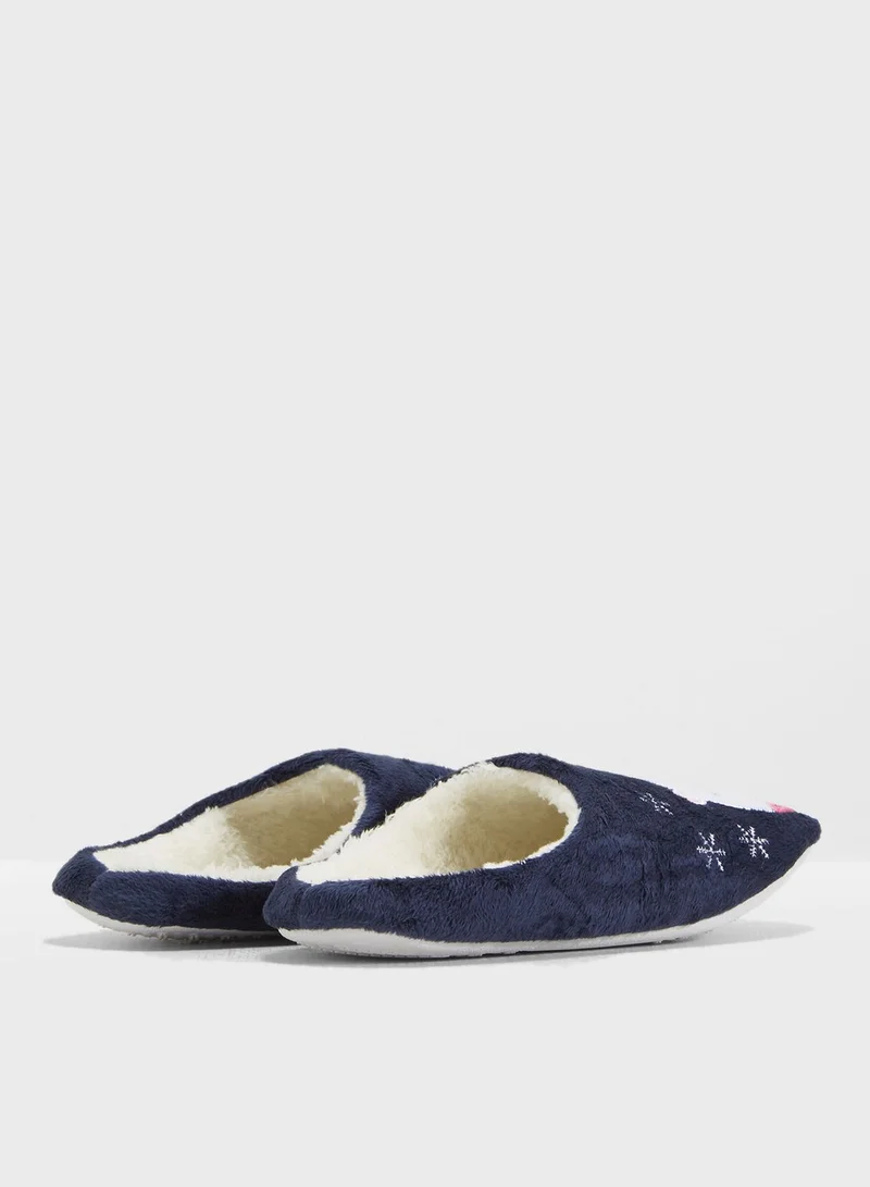 Ginger Sleeping Bear Slip On