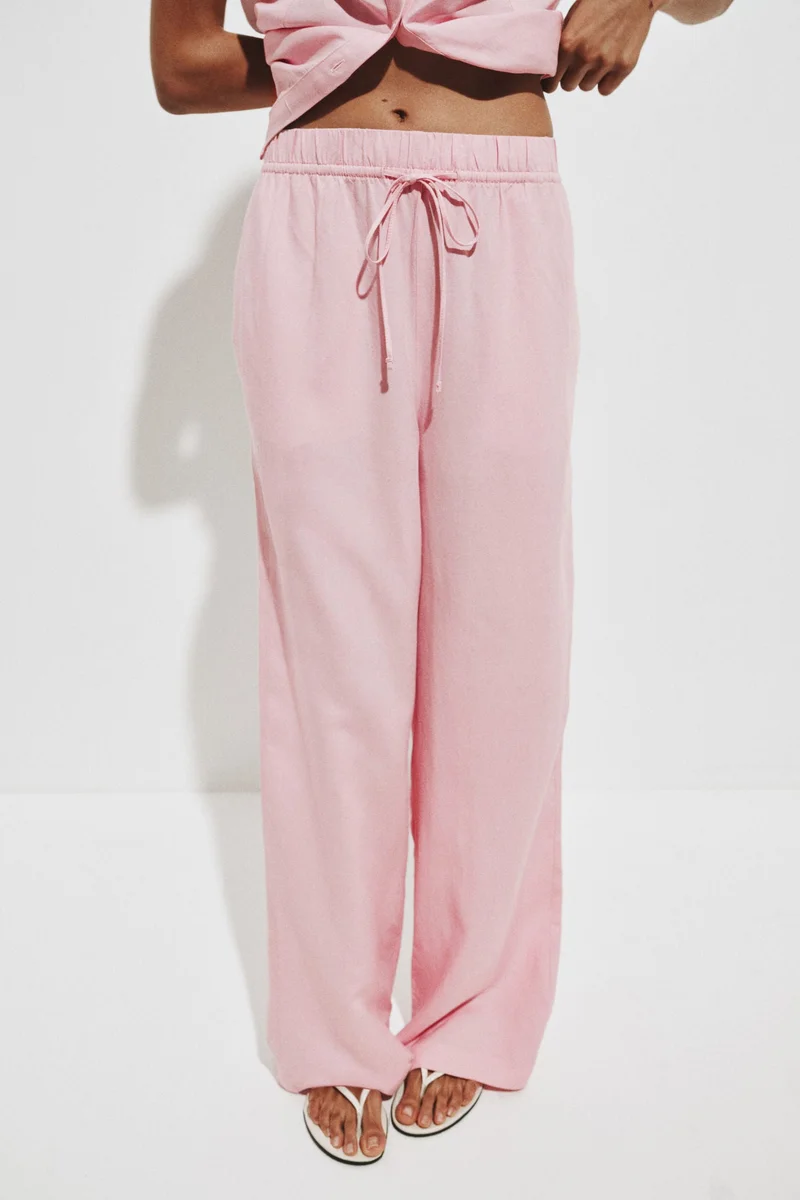 H&M Linen-blend trousers
