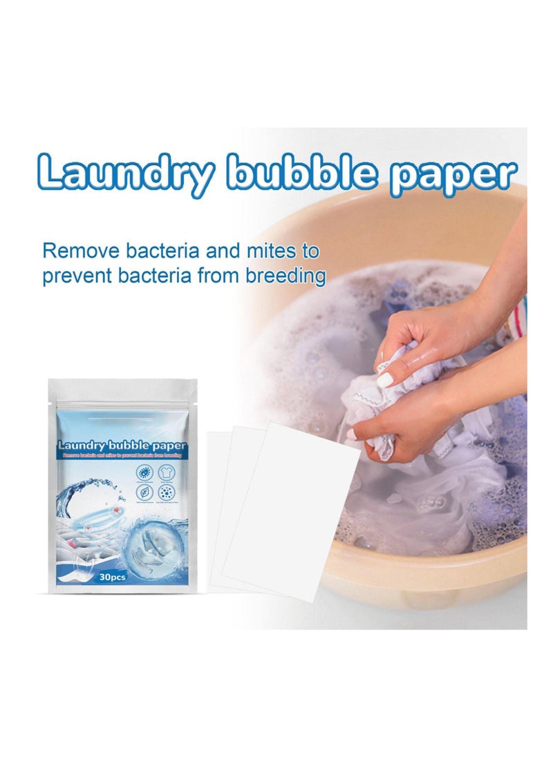 SYOSI Travel Laundry Detergent Sheets Liquidless, 2 packs 60 Eco Sheets Laundry Detergent, Eco-friendly, Biode gradable, Zero Waste, Cruelty-Free Laundry Detergent Sheets/Eco-Strips for Sensitive Skin  - Image 2