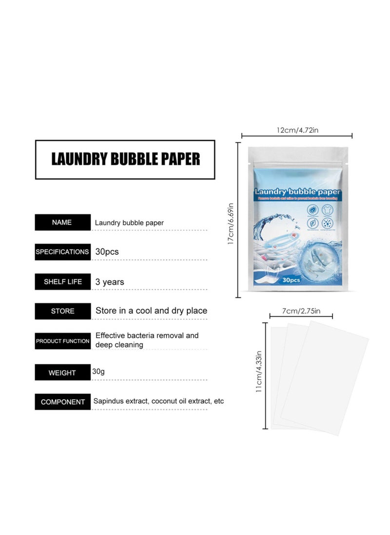 SYOSI Travel Laundry Detergent Sheets Liquidless, 2 packs 60 Eco Sheets Laundry Detergent, Eco-friendly, Biode gradable, Zero Waste, Cruelty-Free Laundry Detergent Sheets/Eco-Strips for Sensitive Skin  - Image 5