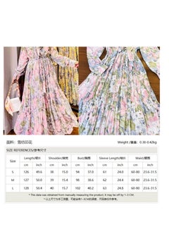 Generic Elegant Middle Eastern Ruffled Dress with Bow Tie Neckline  Chic Printed Fabric - Stylish Casual  - Image 2