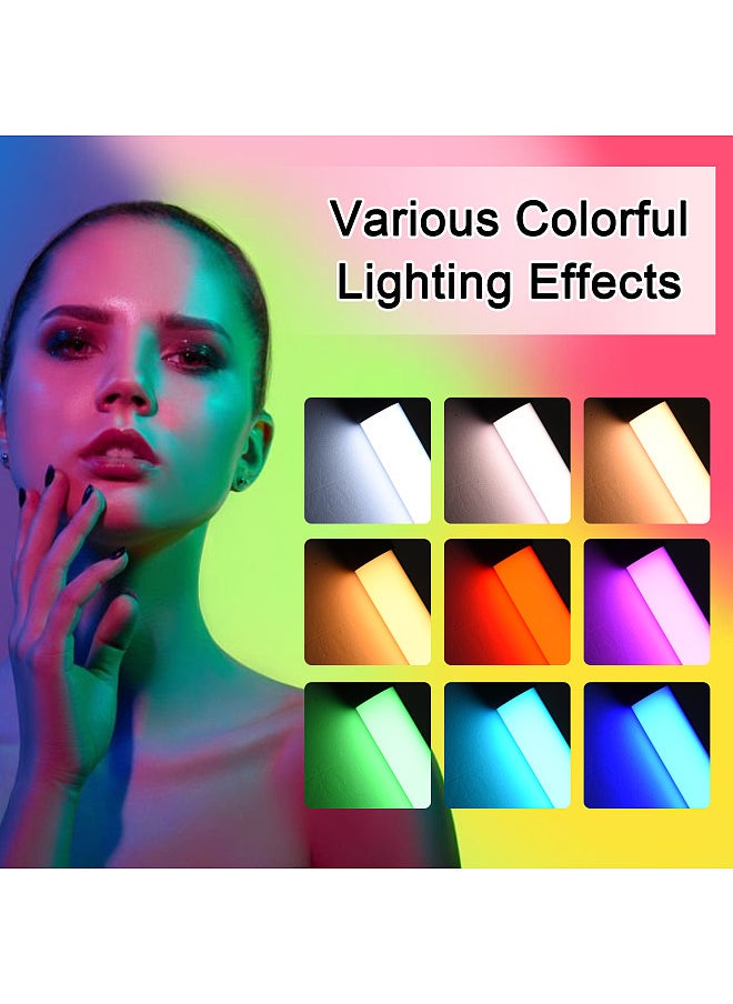 ANDOER - Andoer D3 Handheld RGB Light Tube LED Video Light Wand 2500K-9900K Dimmable 21 Lighting Scene Effects Built-in Battery with LCD Screen Remote Contro - Image 1