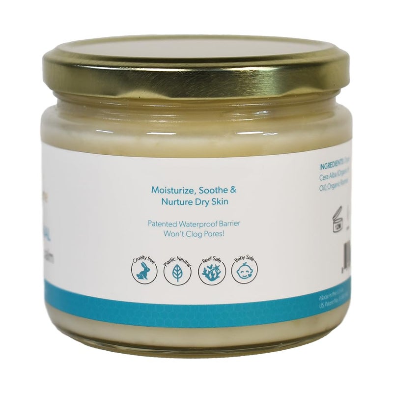 Waxelene Original Aerated Balm Large Jar, Organic Multipurpose Ointment the Petroleum Jelly Alternative Eczema Dry Sensitive Skin Face Moisturizer - Image 2