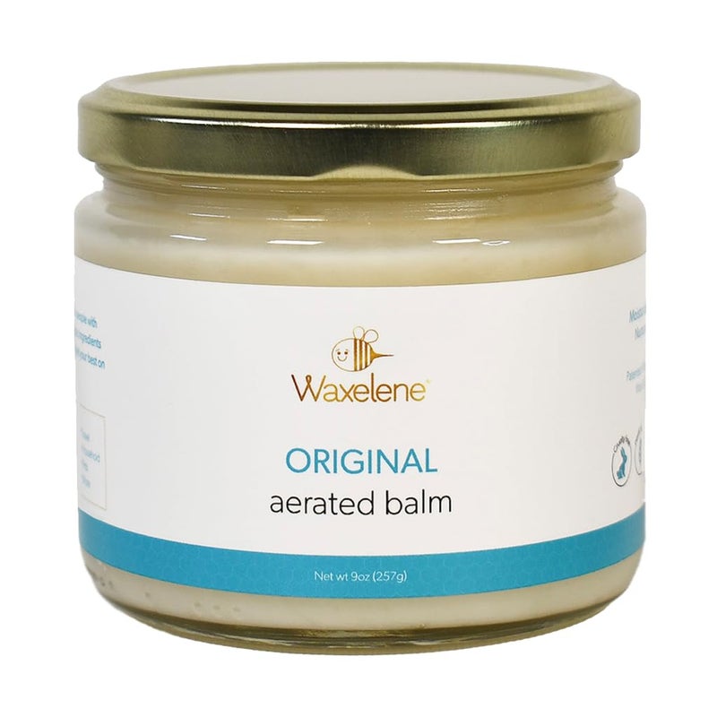 Waxelene Original Aerated Balm Large Jar, Organic Multipurpose Ointment the Petroleum Jelly Alternative Eczema Dry Sensitive Skin Face Moisturizer - Image 1