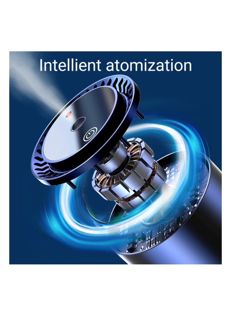 مرطب مبخرة السيارة الذكي بالكامل USB للسيارة + ضوء السماء المرصعة بالنجوم (أسود) (كولونيا نقية) - Image 4