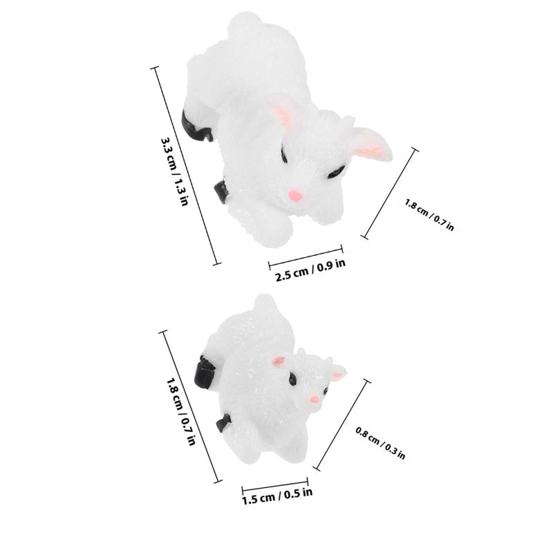12pcs Handmade Resin Sheep Figurines Set for Garden Office Table Fairy Display - Image 3