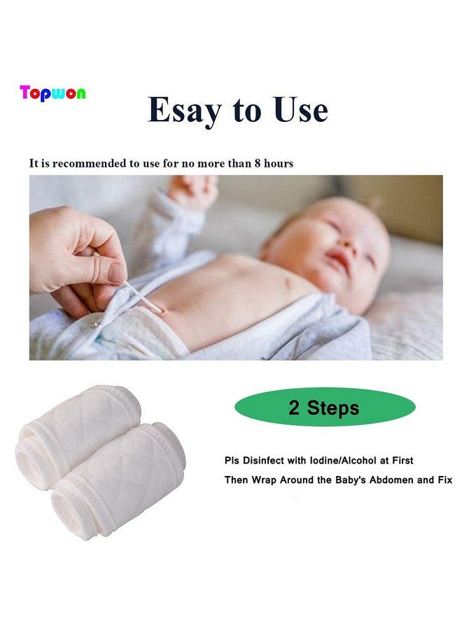 Topwon 10 Pcs Baby Belly Band Newborn Belly Binder Infant Umbilical Cord Band Belly Button Warp Registry Must Haves Gift Cotton - Image 5