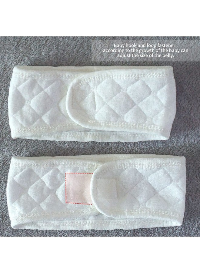 Topwon 10 Pcs Baby Belly Band Newborn Belly Binder Infant Umbilical Cord Band Belly Button Warp Registry Must Haves Gift Cotton - Image 3