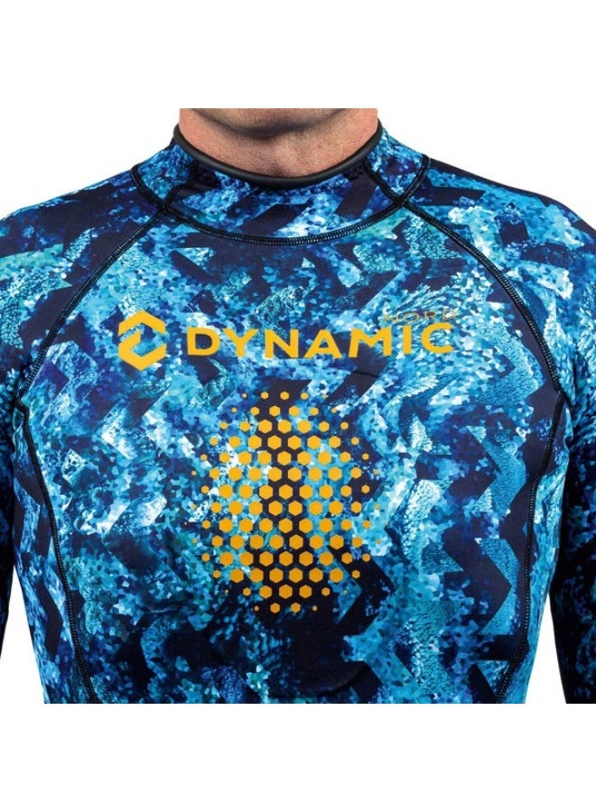 DYNAMICNORD FDS-2 FREE DIVE SUIT 1.5MM CAMO/BLUE - XL - Image 4