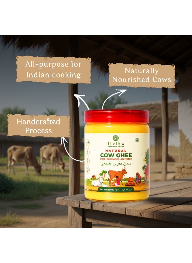 Jivika Natural Cow Ghee - 500ml - Image 4