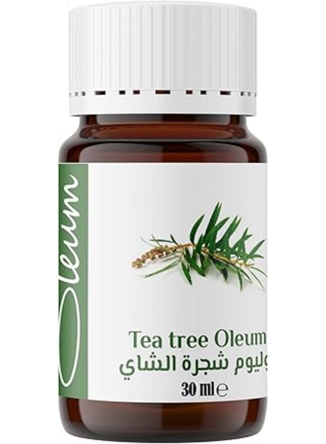 أوليوم زيت شجرة الشاي أوليوم - 30 مل - نقي وطبيعي 100% - مطهر طبيعي فعال للبشرة المعرضة للحبوب وعلاج للقشرة. - Image 3