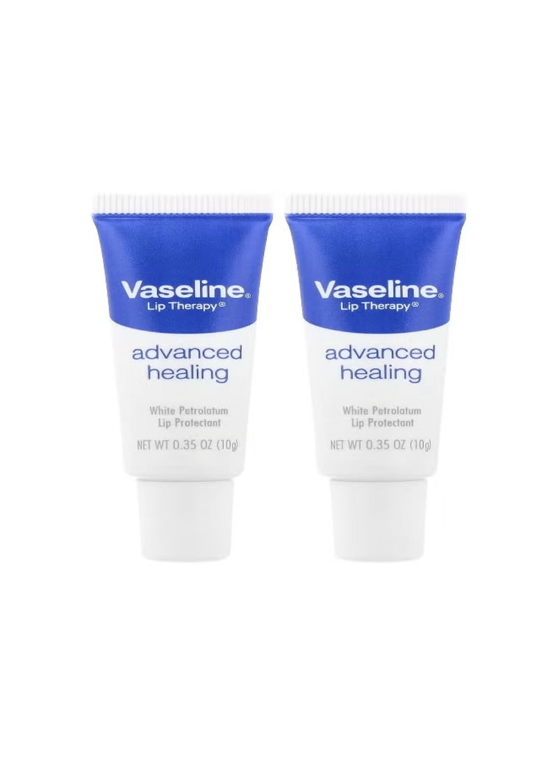 Vaseline Advanced Lip Therapy 0.35 oz 10 g PACK OF 2
