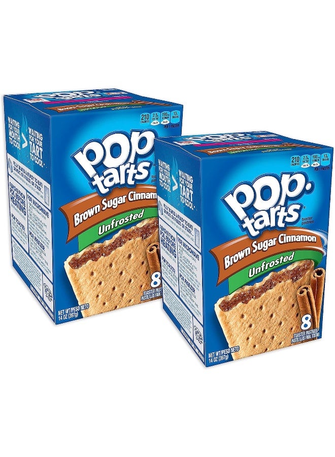 Kellogg's Unfrosted Brown Sugar Cinnamon Pop-Tarts - Image 1